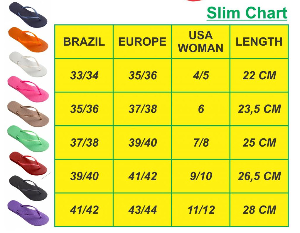 Havaianas Slim Brazil Women's Flip-Flops All Sizes: Gold, Silver, Cafe ...